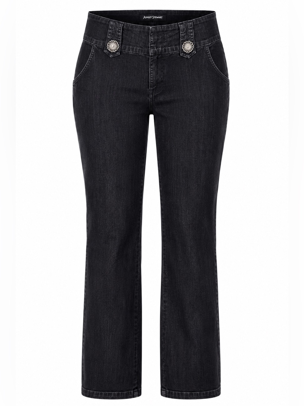 Black Women's Stretch Bootcut Jeans